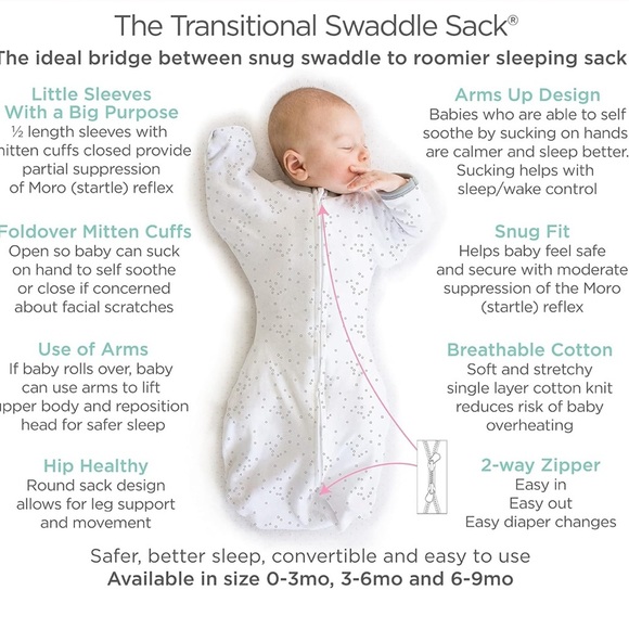Amazing Baby Transitional Swaddle Sack - Picture 1 of 9